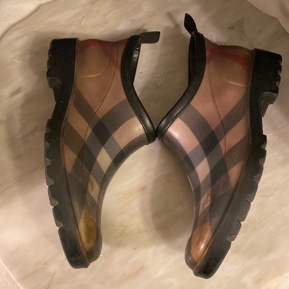 Burberry nova check short rain boots size 38 - Picture 8 of 13